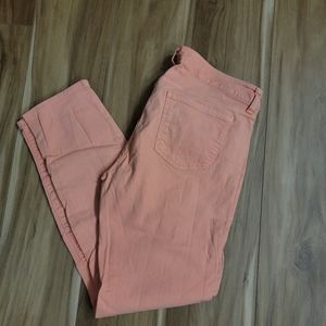 Women's Gap 1969 Always Skinny Jeans 31T Tall Salmon